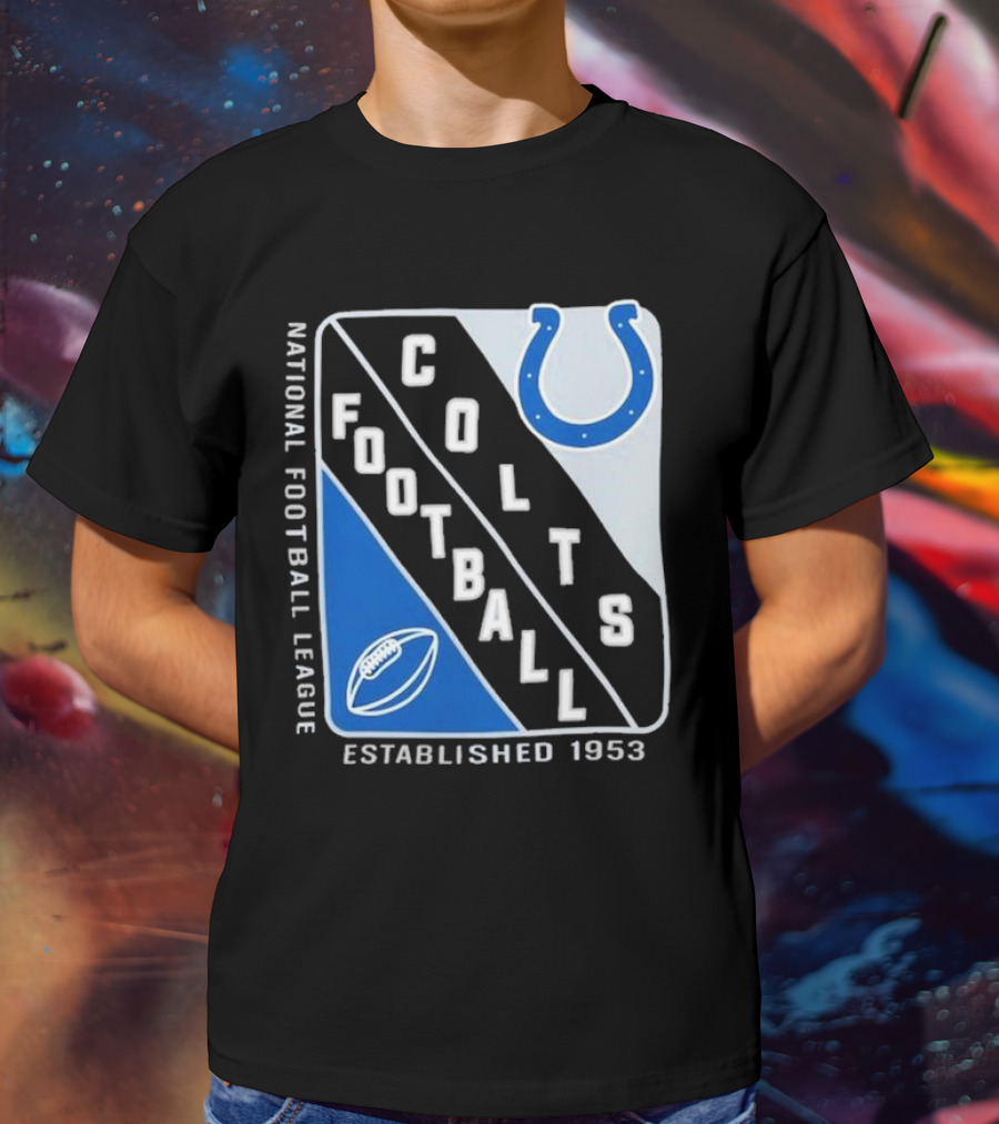 NATIONAL FOOTBALL LEAGUE COLTS FOOTBALL ESTABLISHED 1953 T-Shirt