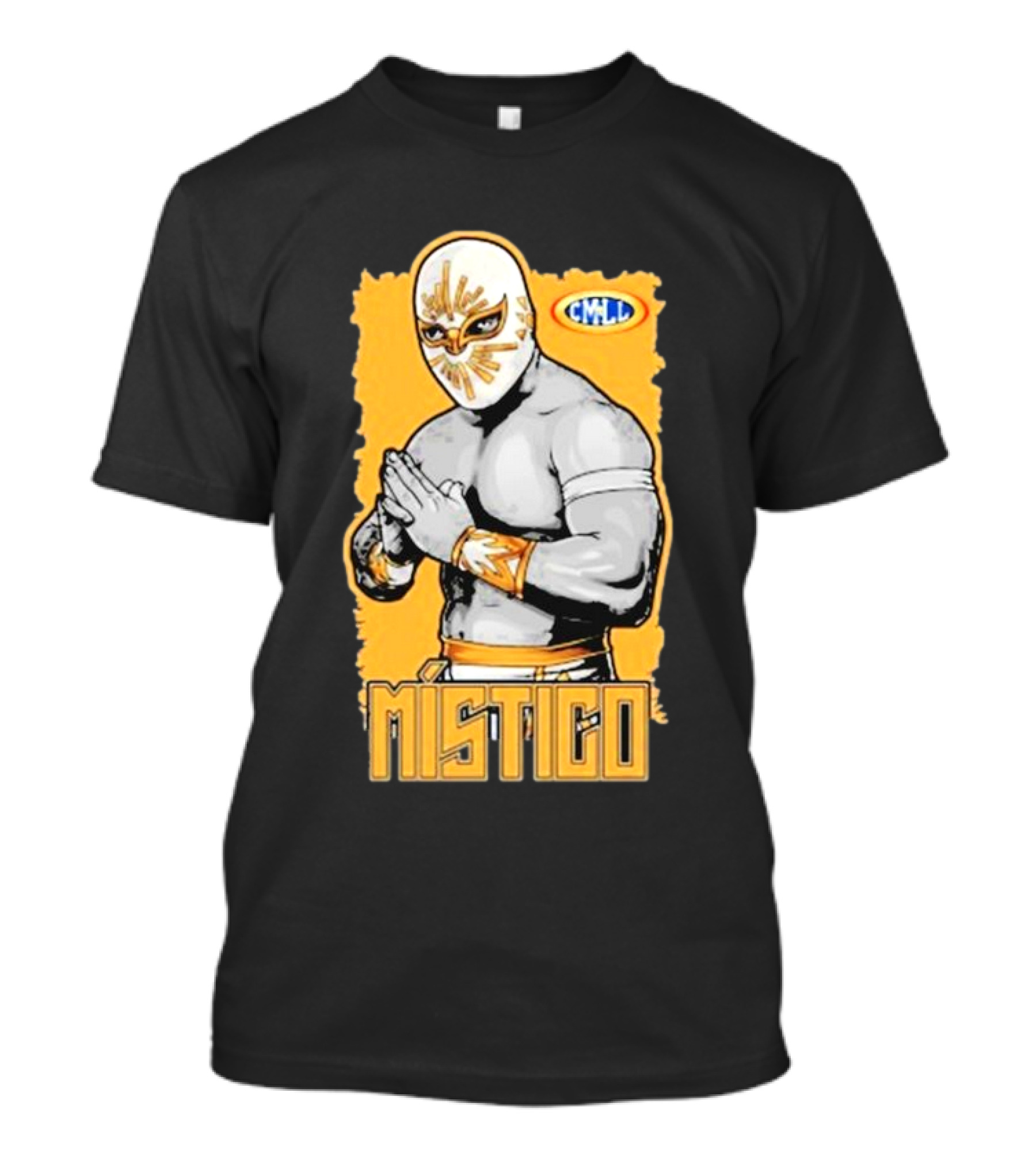 Místico CMLL Rey Plata Y Oro Luchador Masked Wrestler T-Shirt