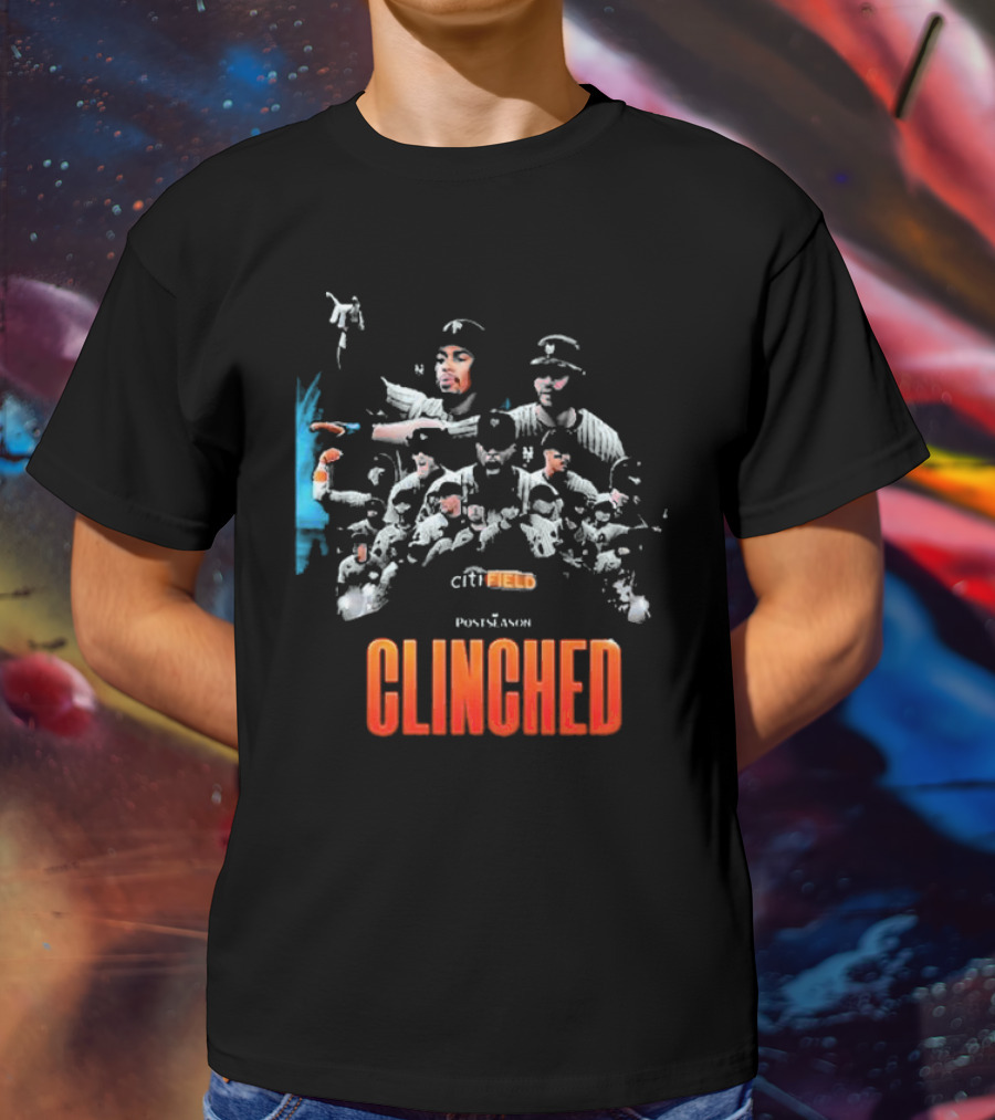 Citi Field Pontiacs Clinched Baseball T-Shirt