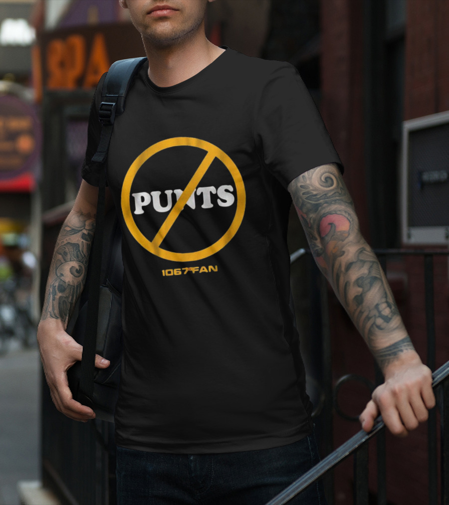 Washington Football 106.7 Fan No Punts T-Shirt