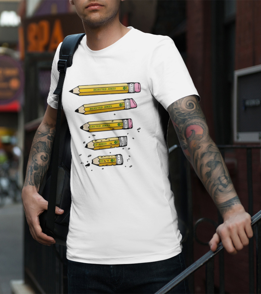 Rejected Jokes Pencil Series Ben Schwartz T-Shirt