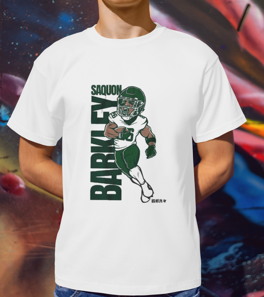 Saquon Barkley NFLPA Superhero Star T-Shirt
