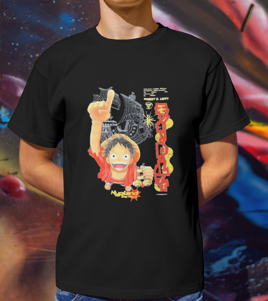 Monkey D. Luffy Adventures Defeating Famous Opponents Bounty Over 400000000 Hypland One Piece Ship T-Shirt