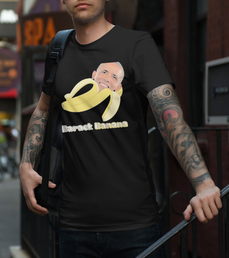 Barack Banana Funny Meme Face T-Shirt
