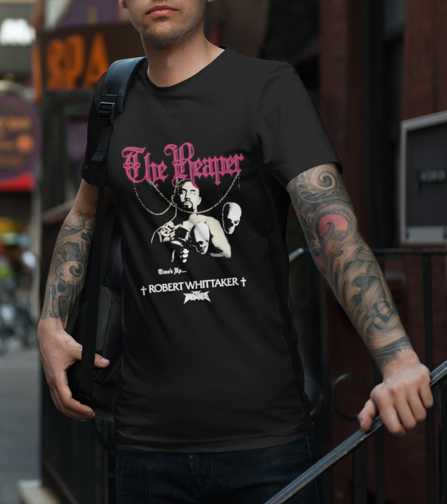 The Reaper Time's Up Robert Whittaker UFC T-Shirt