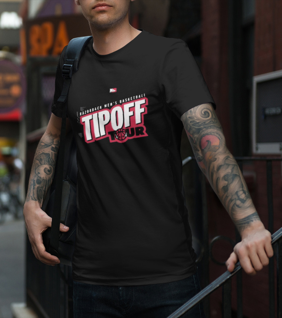 Razorback Men's Basketball Tipoff Tour T-Shirt
