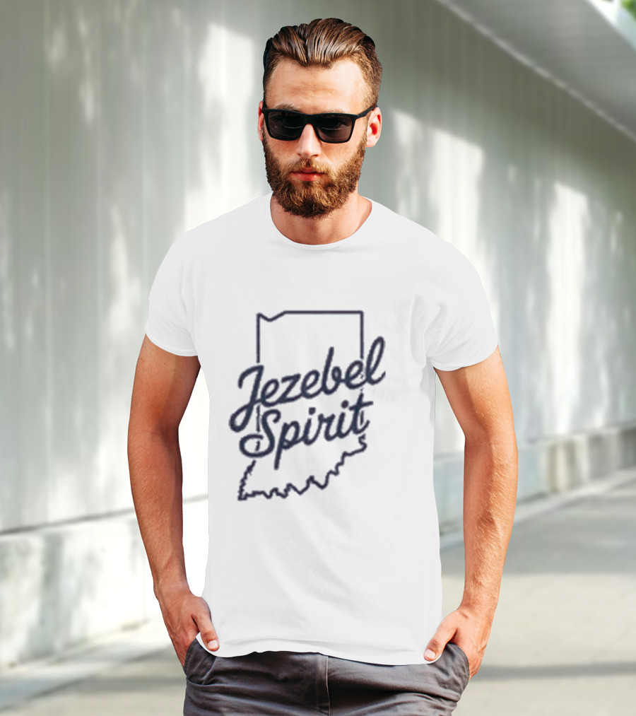 Corinne Straight Jezebel Spirit Indiana Outline T-Shirt