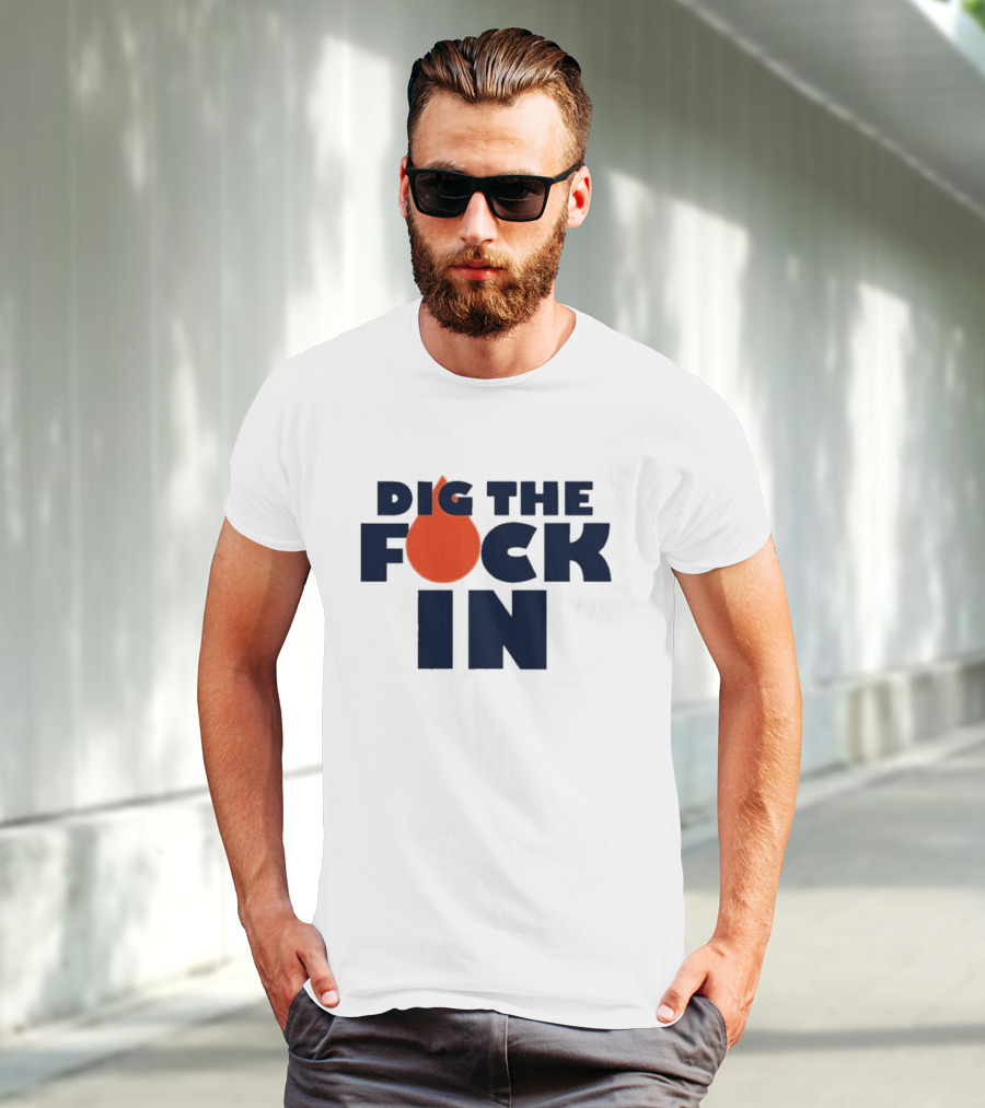 Edmonton Oilers Dig The Fck In T-Shirt