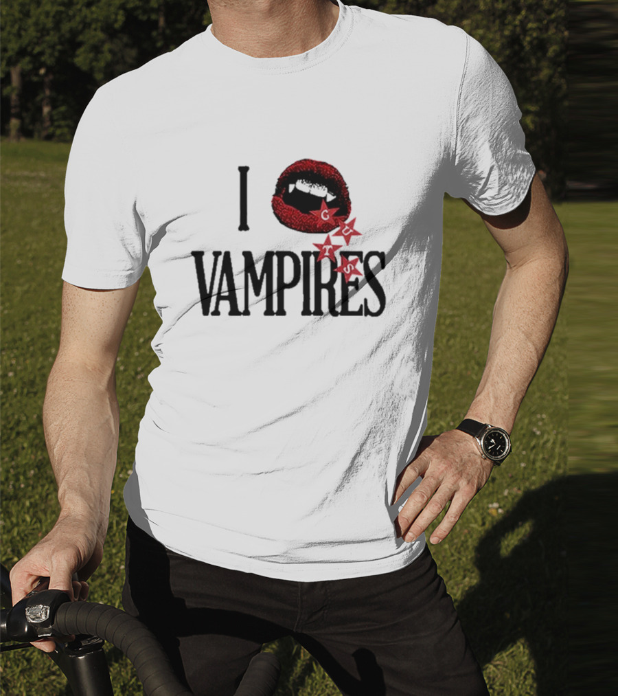 Oliviarodrigo I Love Vampires Guts Lover T-Shirt