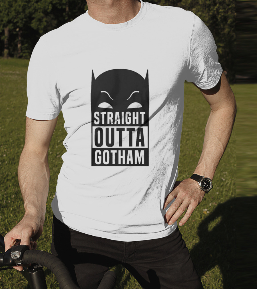 Straight Outta Gotham Batman Silhouette Iconic T-Shirt