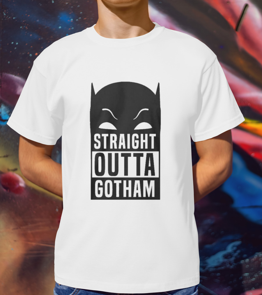 Straight Outta Gotham Batman Silhouette Iconic T-Shirt