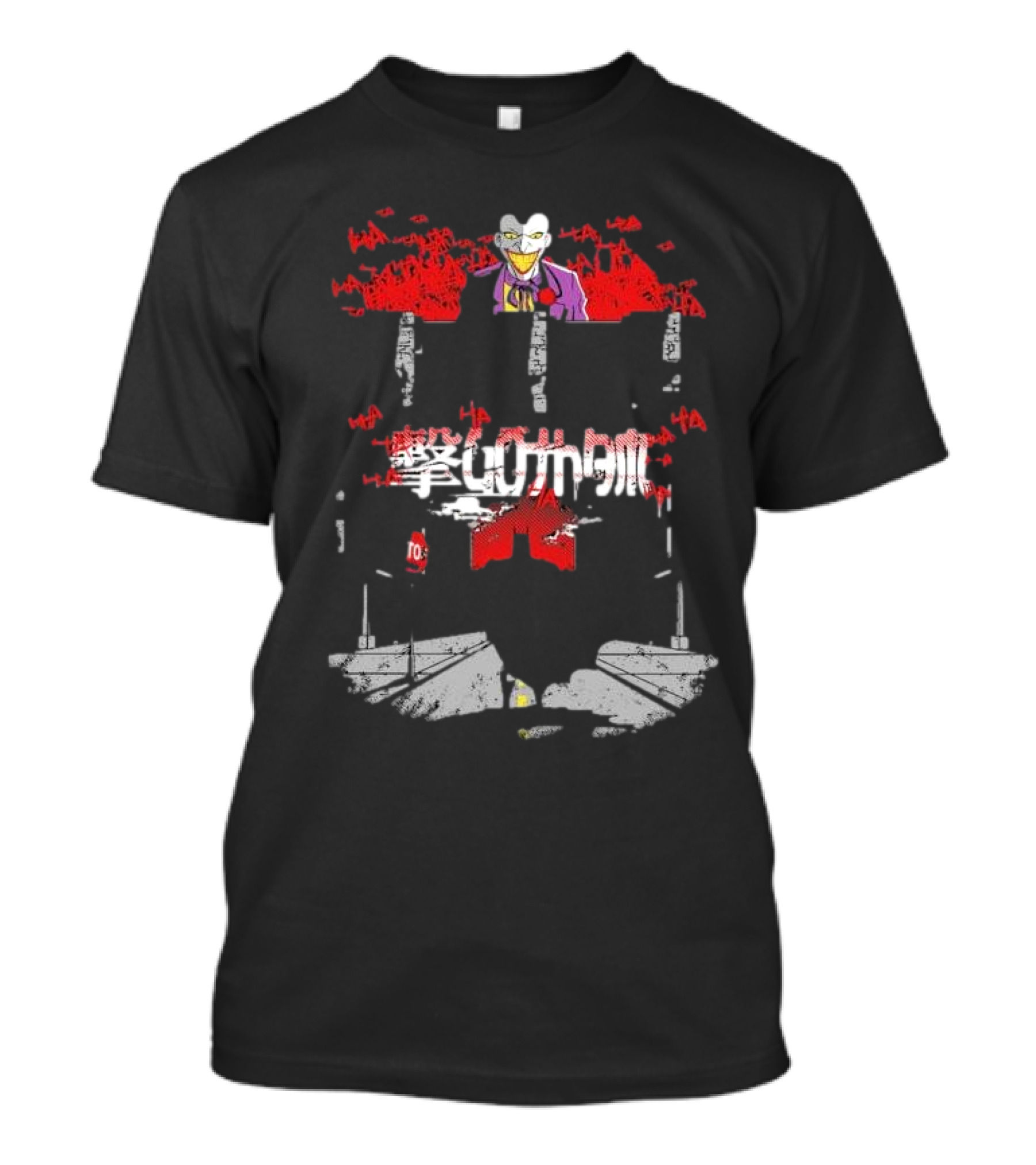 Attack On Gotham Batman Joker Ha Ha Symbolism T-Shirt