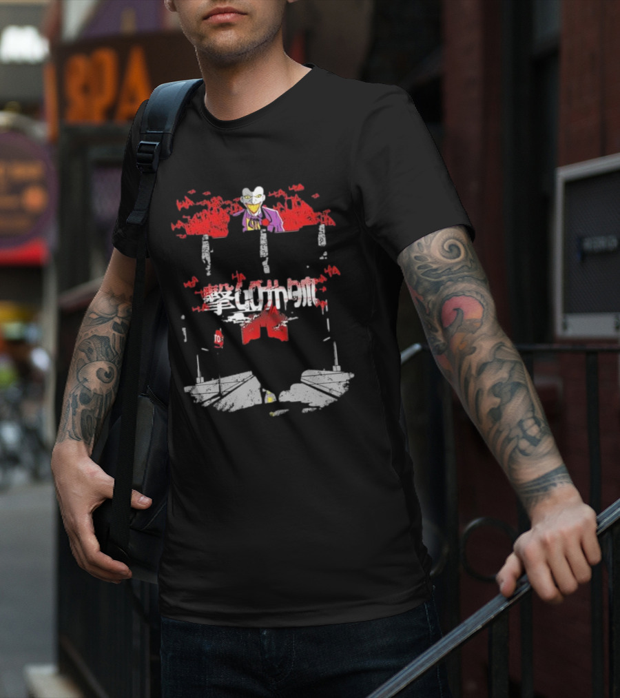 Attack On Gotham Batman Joker Ha Ha Symbolism T-Shirt