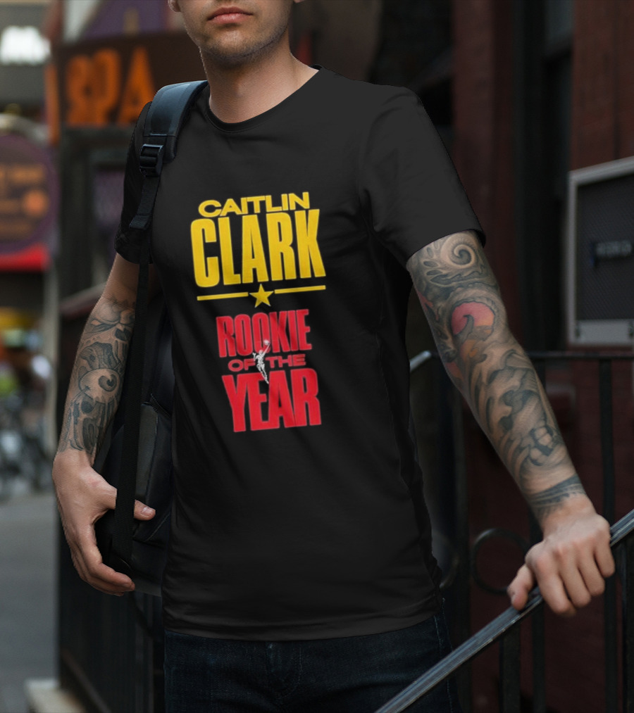 Caitlin Clark Rookie Of The Year Star Athletic Achievement 24 T-Shirt