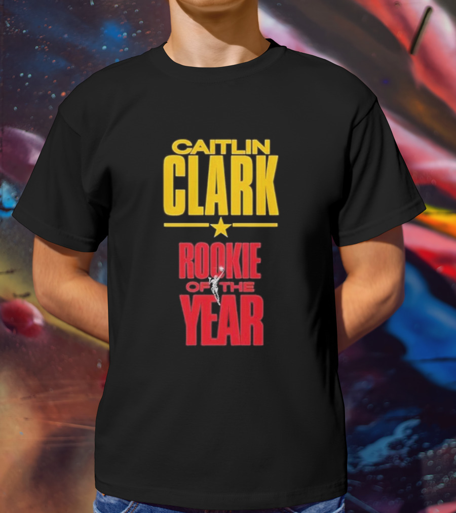 Caitlin Clark Rookie Of The Year Star Athletic Achievement 24 T-Shirt