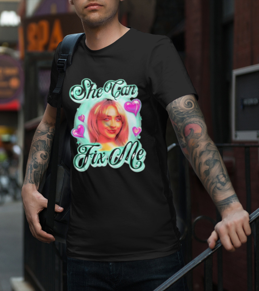 She Can Fix Me Hearts Carpenter T-Shirt