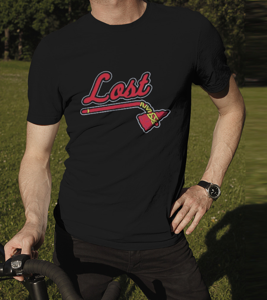 Lost Atlanta Braves Tomahawk T-Shirt