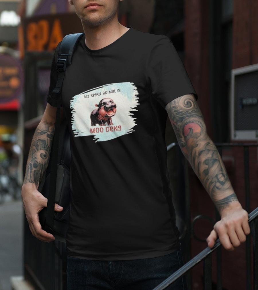 My Spirit Animal Is Moo Deng Hippopotamus T-Shirt