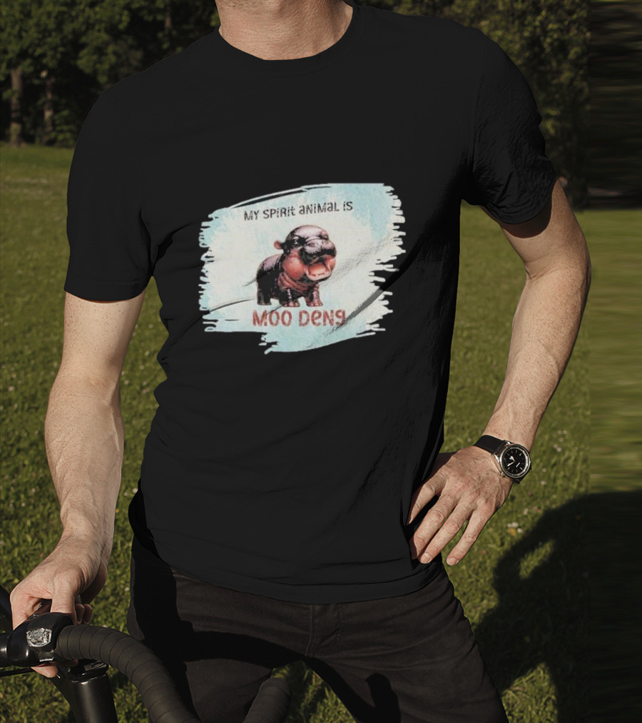My Spirit Animal Is Moo Deng Hippopotamus T-Shirt