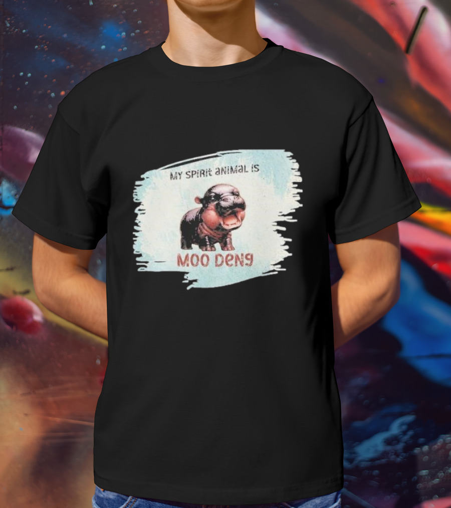 My Spirit Animal Is Moo Deng Hippopotamus T-Shirt
