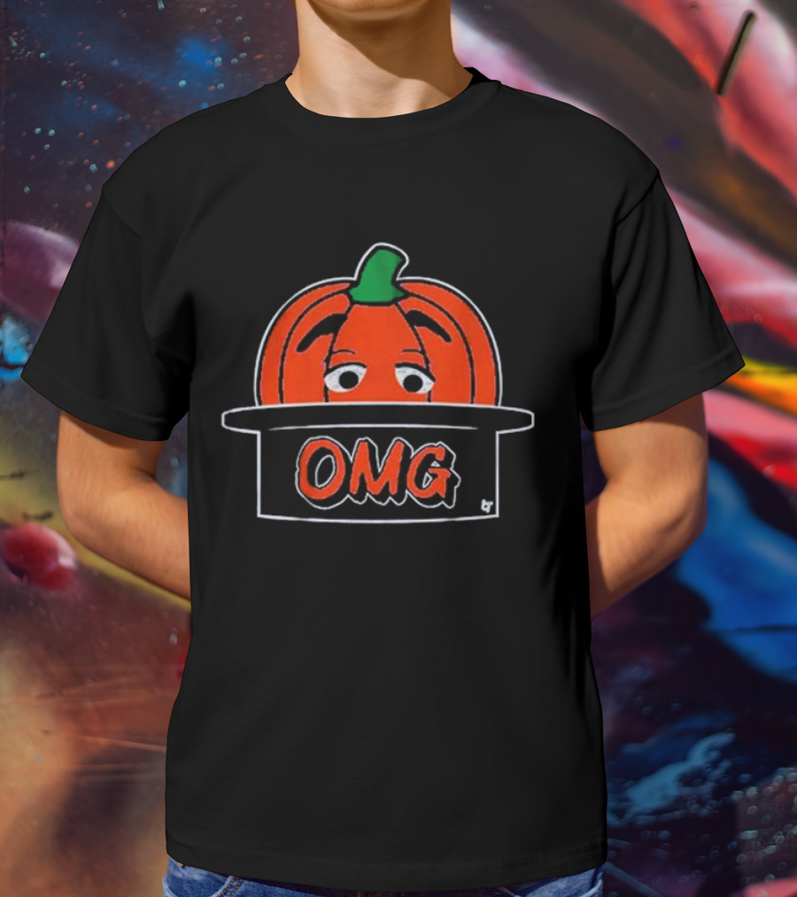 OMG Pumpkin Hat New York Playoff T-Shirt