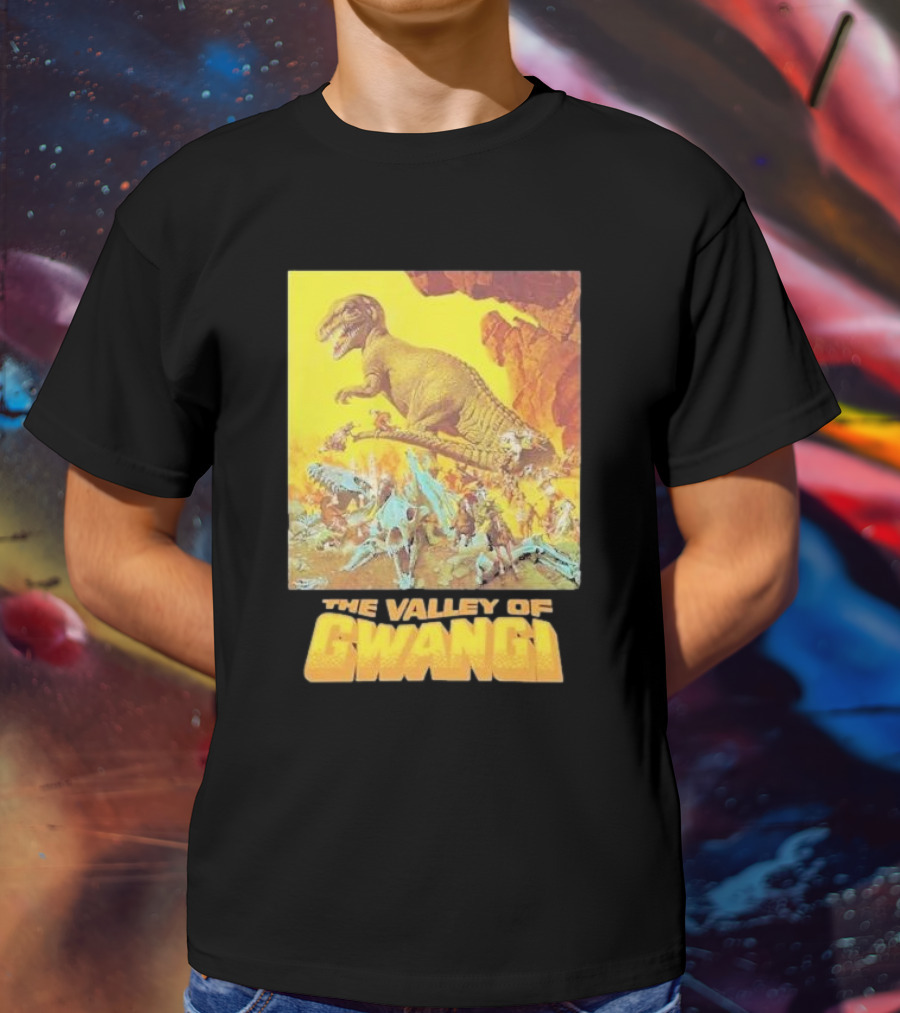 The Valley Of Gwangi Dinosaur Adventure Scene T-Shirt