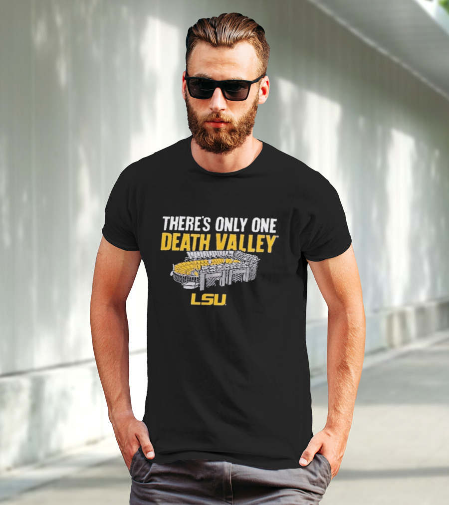 There’s Only One Death Valley LSU StadiumIllustration T-Shirt