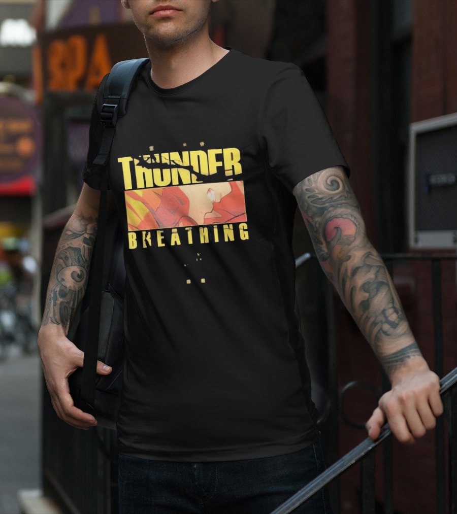 Thunder Breathing First Form Thunderclap And Flash Anime T-Shirt