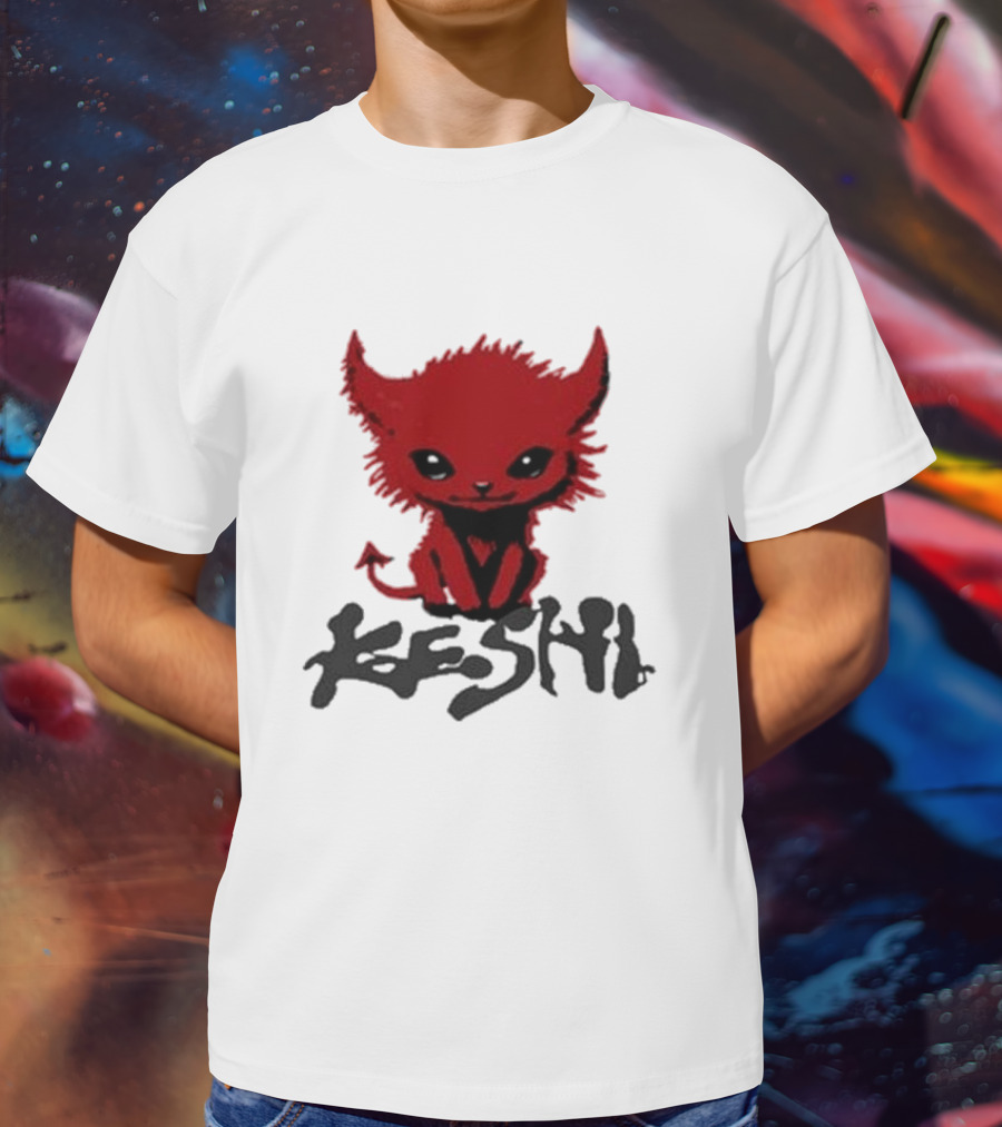 Keshi Red Devil Monster Character T-Shirt