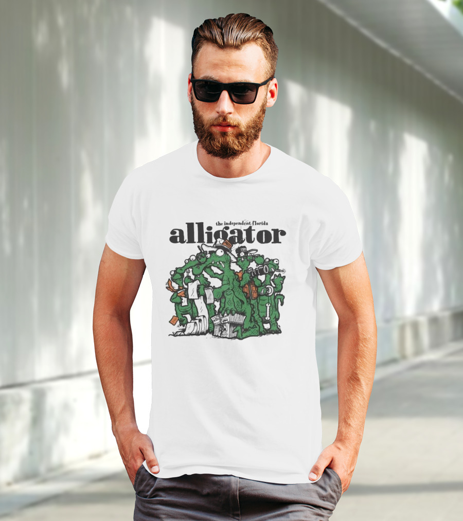 The Independent Florida Alligator Journalism Team Cartoon T-Shirt