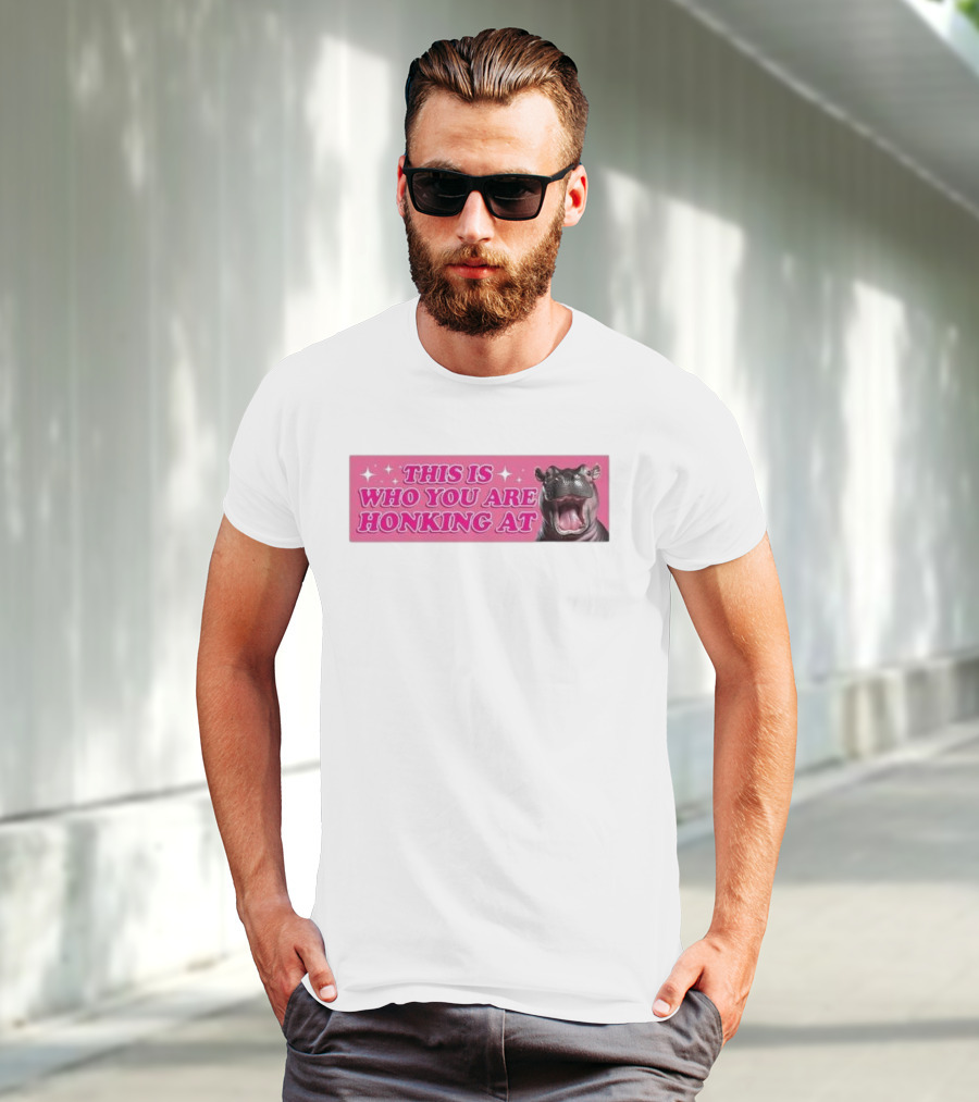 This Is Who You Are Honking At Hippo T-Shirt