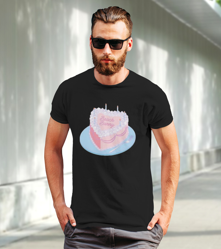 Beach Bunny Heart-Shaped Cake Clueless T-Shirt