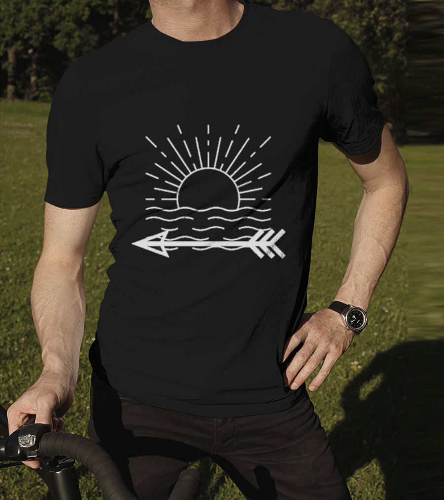 Best Arrow Sun With Radiant Waves T-Shirt