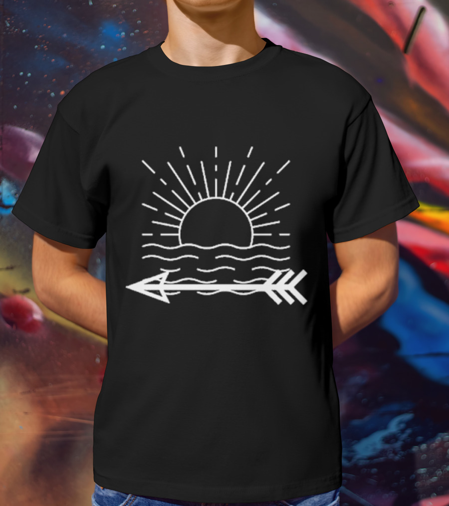 Best Arrow Sun With Radiant Waves T-Shirt