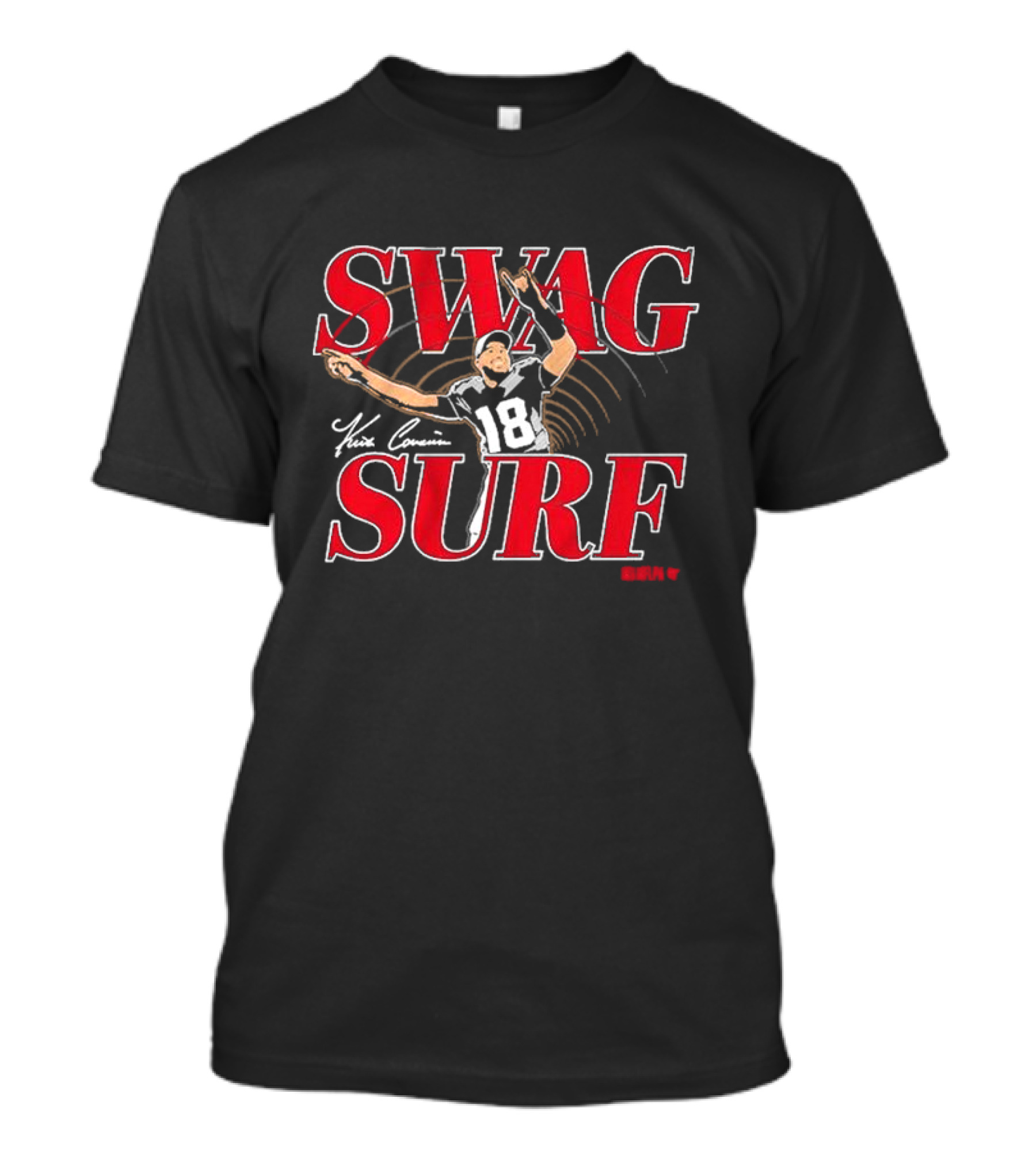 Kirk Cousins Swag Surf 18 Signature T-Shirt