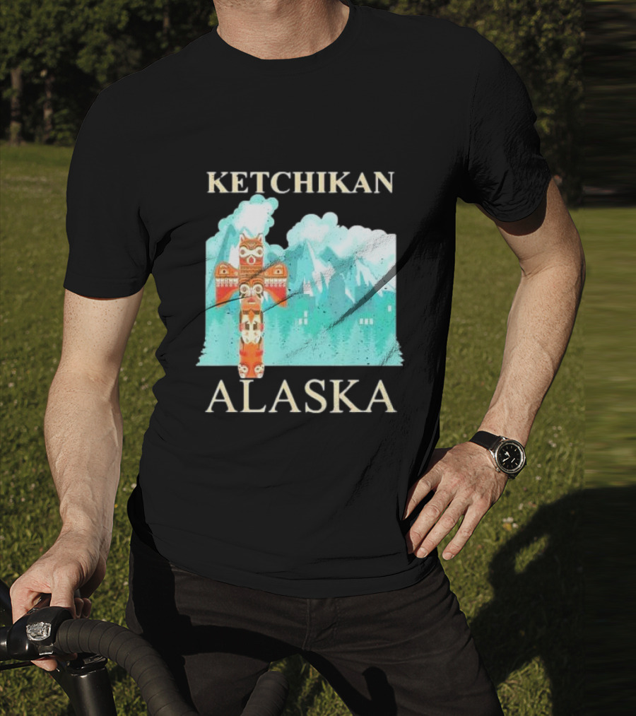 Ketchikan Alaska Native American Indian Totem T-Shirt