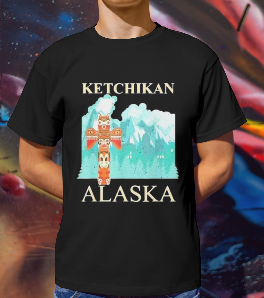 Ketchikan Alaska Native American Indian Totem T-Shirt