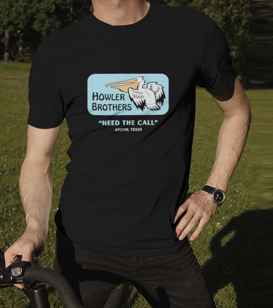 Howler Brothers Pelican Logo Heed The Call Austin Texas T-Shirt
