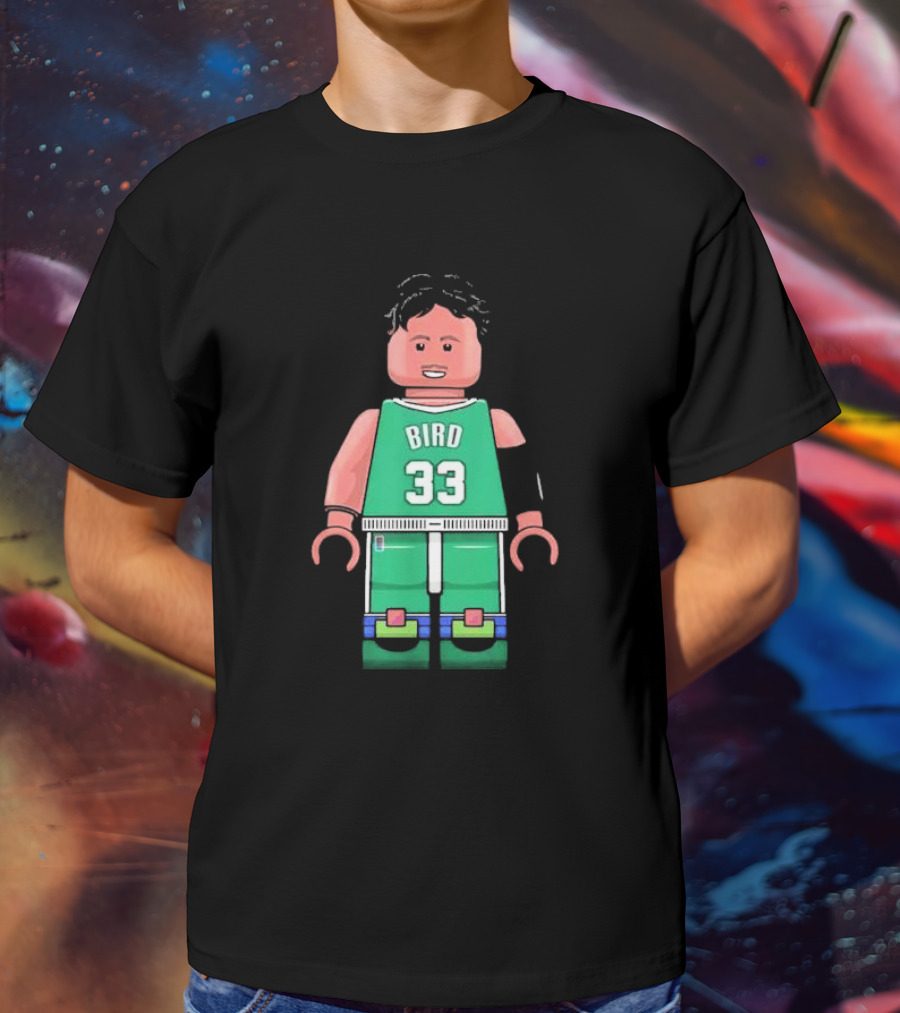Larry Bird Lego Christmas 33 Basketball Player T-Shirt