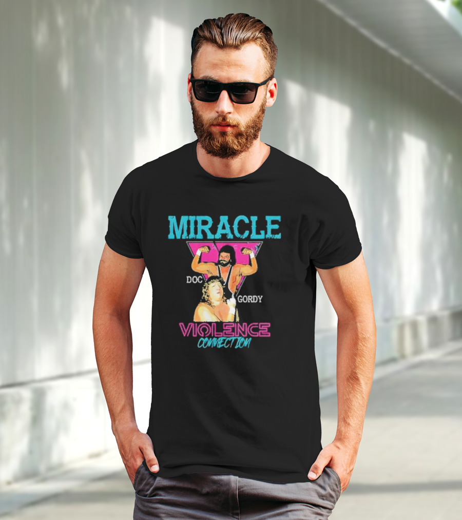 Miracle Violence Connection Doc Gordy Wrestling Icons T-Shirt