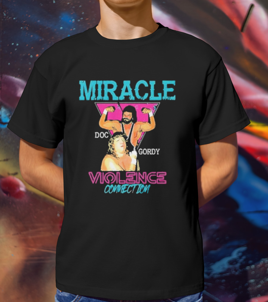 Miracle Violence Connection Doc Gordy Wrestling Icons T-Shirt