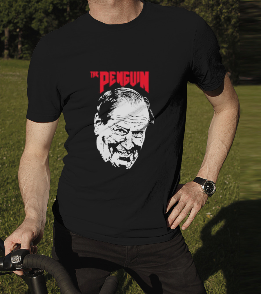 The Penguin Colin Farrell Boss Villainous Grin T-Shirt