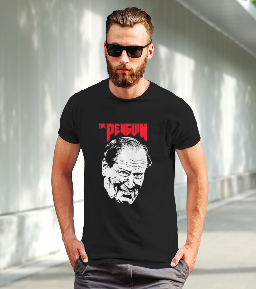 The Penguin Colin Farrell Boss Villainous Grin T-Shirt