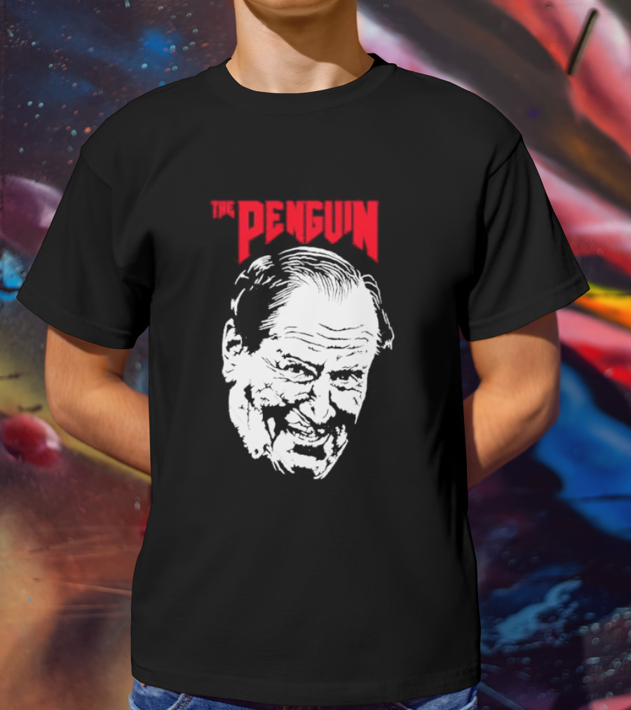 The Penguin Colin Farrell Boss Villainous Grin T-Shirt