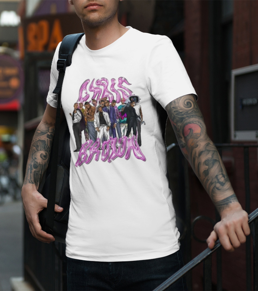20 Years Of Chris Brown Celebrating Music Journey Icons T-Shirt