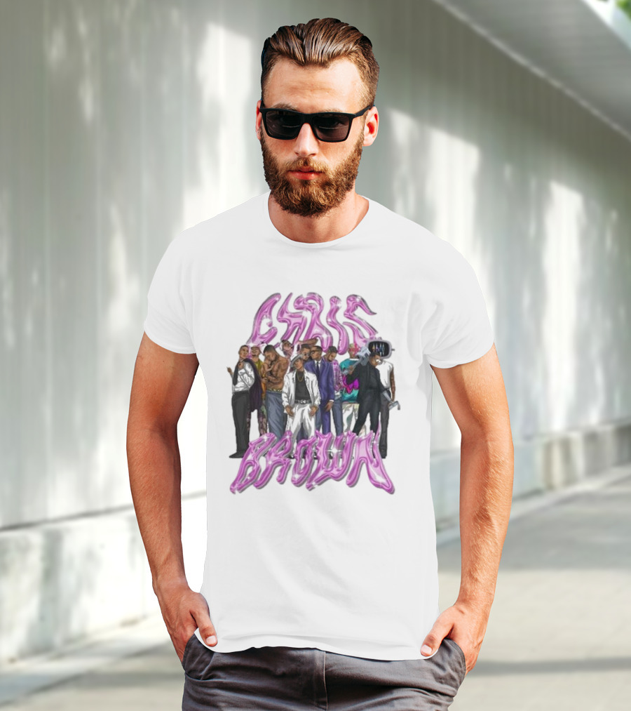 20 Years Of Chris Brown Celebrating Music Journey Icons T-Shirt