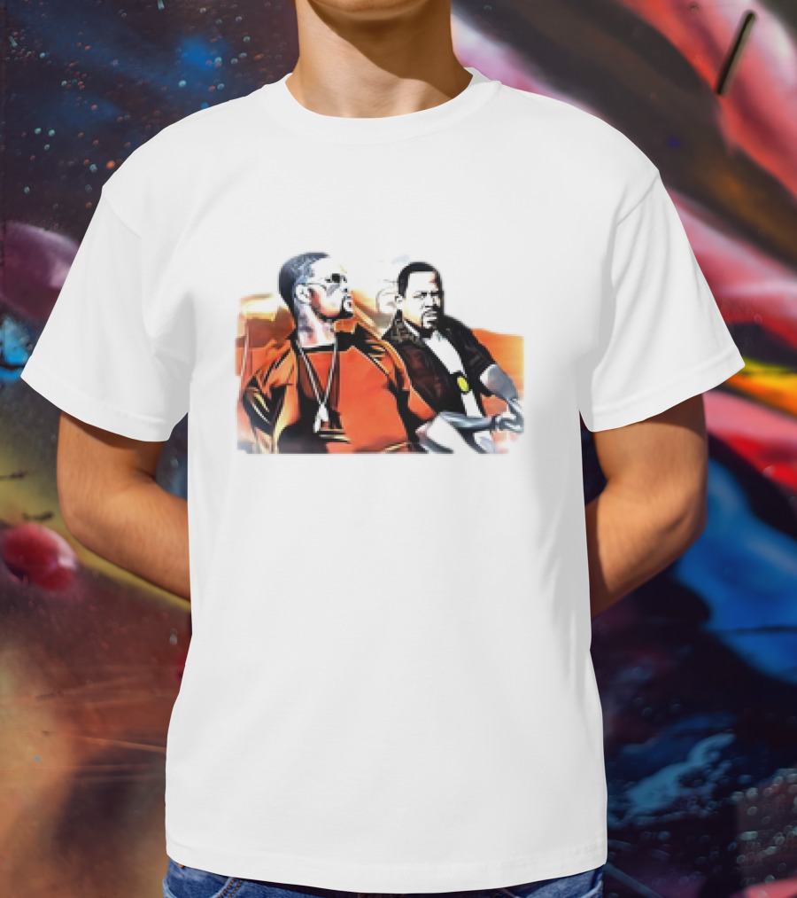 Bad Boys Will Smith Martin Lawrence Iconic Film Duo T-Shirt