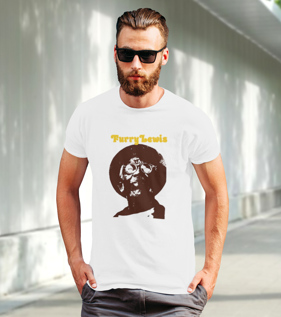 Furry Lewis Blues Old School Retro T-Shirt