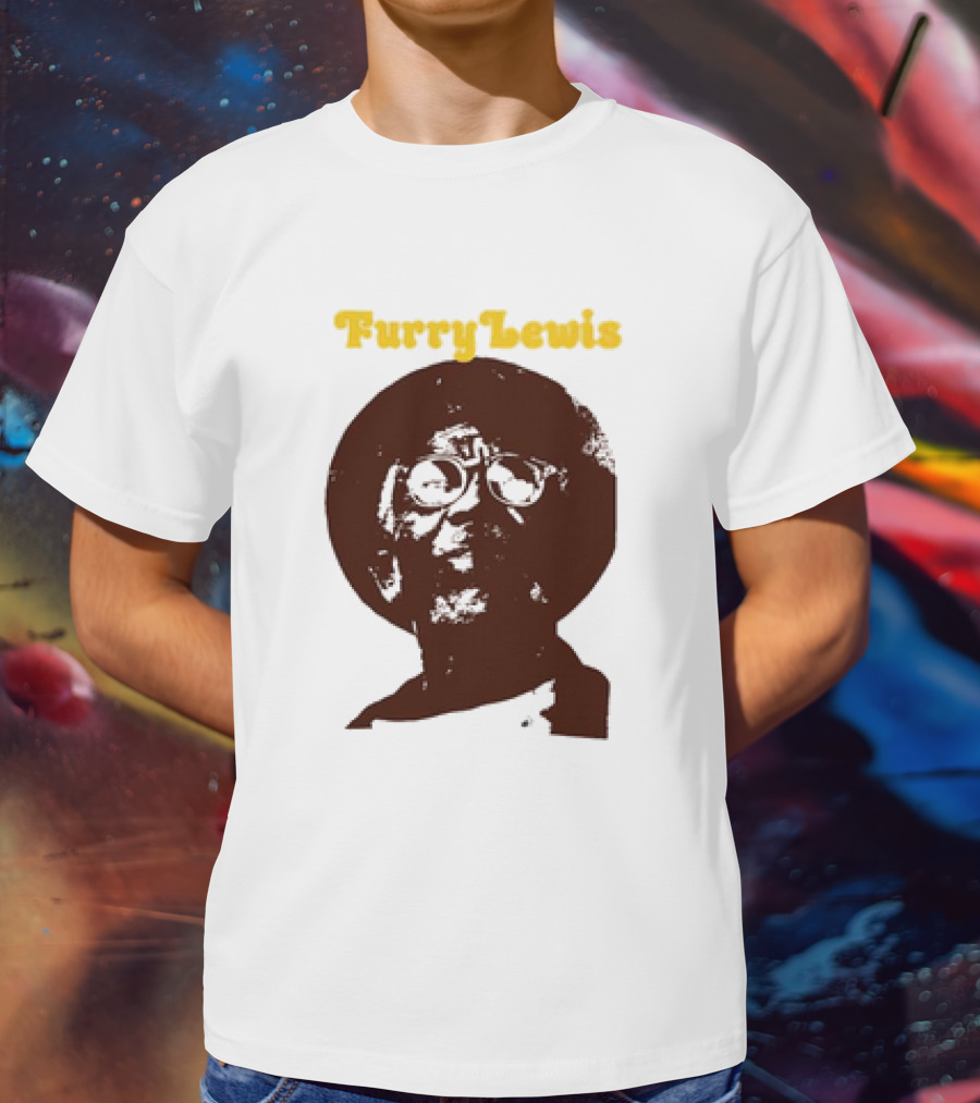 Furry Lewis Blues Old School Retro T-Shirt