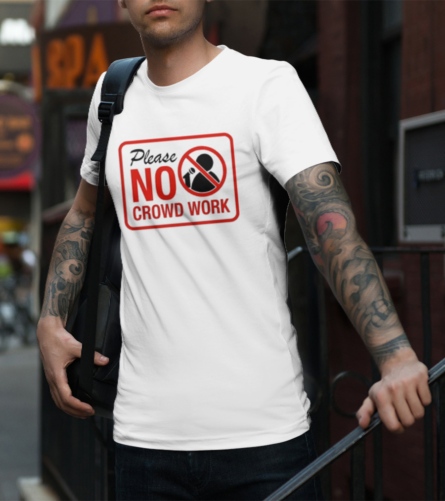 Gianmarco Soresi Please No Crowd Work Retro Mic T-Shirt